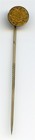 Error Clip  1861 5 California Fractional Gold 1 4   Indian Hd   Stickpin