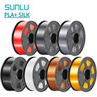    buy 10 Pay 6   sunlu 1 75mm Silk Shiny Pla  Filament 1kg Spool Dual tri rainbow