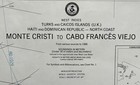 Vintage 1988 Monte Cristi To Cabo Frances Viejo Nautical Chart Map - 47    X 34   