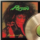 Poison - Open Up And Say Ah Gold Lp Record Plaque Display