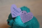 Swibco Puffkins Telly The Teal Blue Bear Plush 4  With Tags Style  6673 1994 New