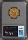 1890-cc Liberty Head  5 Gold Half Eagle Ngc Au53