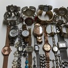Lot Of 60 Assorted Womens Watches Untested Vintage Gold Silver Mix Tone Metal