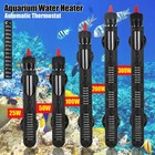 25w-300w Submersible Aquarium Fish Tank Heater Rod Heating Adjustable Thermostat