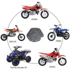 420 132 Link Motorcycle Chain 125cc 110cc 90cc 70cc 50cc Pit Dirt Bike Ssr