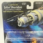 Captain John Sheridan Babylon 5 Figure With Babylon 5 Space Station Nib Wb Toy
