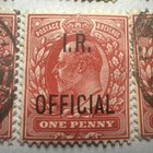 20x Great Britain 1902 Ke Vii 1d Definitive Inland Revenue Ir Stamps Used