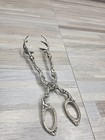 Vintage Chicken Foot Sugar ice Tongs  
