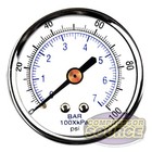 1 4  100 Psi Compressed Air Pressure Gauge 2  Face Back Mount