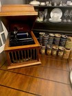 Antique Early Edison Amberola 30 Phonograph Seriel No 49100 W   19 Cylinders