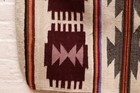 Antique Navajo Rug Native American Indian Weaving Saddle Blanket Textile 34x30