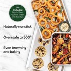 Nordic Ware Naturals Aluminum Sheet Pan Set  3-pc Jelly Roll Quarter