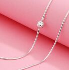 17 7 In Authentic Pandora Necklace Essence Ball Thin Snake Necklace 596004