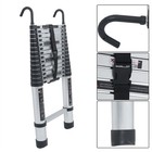14 5ft Telescoping Ladder Aluminum Telescopic Extension Ladder W hooks 330 Lbs
