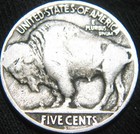 Original Tougher Date 1920-s Buffalo Nickel 5   Free Shipping  Ku95ew