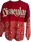 Disney Parks Holiday Long Sleeve Shirt Red Mickey Gingerbread Unisex Size Small