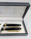 Colibri Of London Black gold Writing Pen   Pencil Set W  Box    Instructions