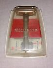 1965 Gillette Adjustable Razor 1-9 With Case K-1 Appears To Be Unused