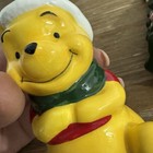 Disney Winnie The Pooh Christmas Tree Holiday Ceremic Salt   Pepper Shakers