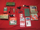 White 1964 Singer 221k Featherweight Sewing Machine W case   Accessories