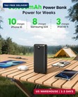 Portable Charger Power Bank 50000mah 22 5w Fast Charging Usb C Battery Bank Exte