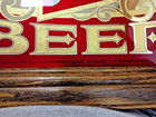 Vintage 1981 Schlitz Beer Brewing Company Framed Mirror Bar Pub 27  X 21 