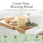 Palo Santo Sandalwood Candle  65 hr Burn  Coconut Apricot Wax 13 Oz Jar 13oz