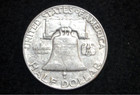 1961 D Franklin Half Dollar   90  Silver  xf   Actual Coin    Free S h