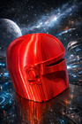 Star Wars The Mandalorian 3d Printed Helmet For Cosplay - Red