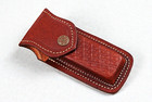 Custom Made Leather Sheath For Folding Pocket Knife 4 To 5 Inches Knife 1362