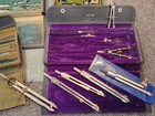 Antique Drafting Tool Lot Beam Compass German Us Zone Old Mix Attic Barn Find Ke