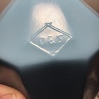 Antique D s Lightning Rod Ball Blue Milk Glass Patent Pending 10 Sided