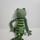 Jellycat Frederick Frog Plush Stripe Green Long Legs Bunglie Soft Toy New