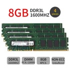 32gb 16gb 8gb Ddr3l 1600mhz Pc3l-12800 1 35v Desktop Pc Memory Ram Lot Ab