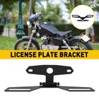 Universal Motorcycle Tail Tidy License Plate Bracket New