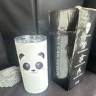 Winorax 12 Oz 4-in-1 Insulated Tumbler Can Cooler W  Lid  Panda Print