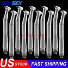 10 Pcs Seasky Dental High Speed Turbine Handpiece Push 4hole Fit Nsk Pana Max Ce