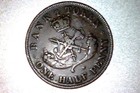 1857 Bank Of  Upper Canada Half  Penny Token   Xf   ct033
