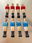 Rene Pierre 14mm Foosball 8 Men Metal 4- Red   4- Blue  Vintage