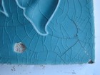 Antique 6  Moulded Majolica Art Nouveau Tile - No 12309 H   R  Johnson C1909