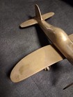 Brass Metal Propeller Airplane Aircraft Model Desk shelf Display