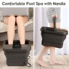Foot Bath Spa Massager With Heat Bubbles Temp Adjustable Pedicure Foot Soak Feet