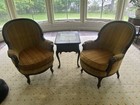 Victorian Era Antique Parlor Chairs Set