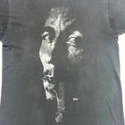 Vintage Bob Marley Portrait T-shirt Size Large Black Single Stitch 90s Reggae