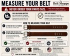 1 5 Full Grain Buffalo Leather Belt Brown  Brass Center Bar Buckle  Usa Made