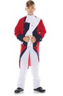 British Redcoat Soldier Costume-child 6-8-revolutionary War-historical-3 Piece