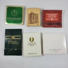 Lot Of 6 Vintage Hotel Matchbooks   Sewing Kits Collectible Match Books