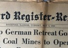 Vintage Newspaper Headline  world War 2 May 4th  1943 original 
