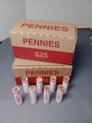 Sealed One 1 west Coast Bank Box 50 Rolls Of Pennies  25 Fv Unopened Unsearched 