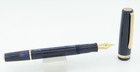 Esterbrook Jr Capri Blue   Gold Fountain Pen - Fine Nib - New In Box